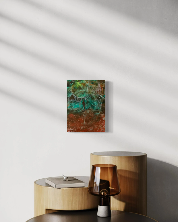 Abstract Earth Tone Painting